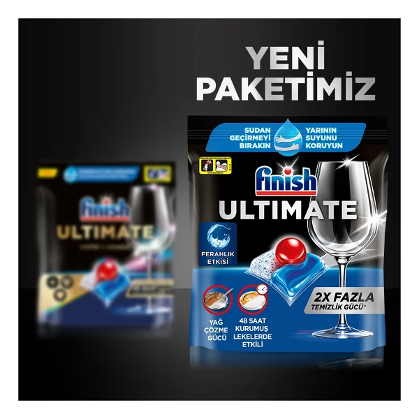 Finish Quantum Ultimate Bulaşık Makinesi Tableti 58'li - Görsel 3