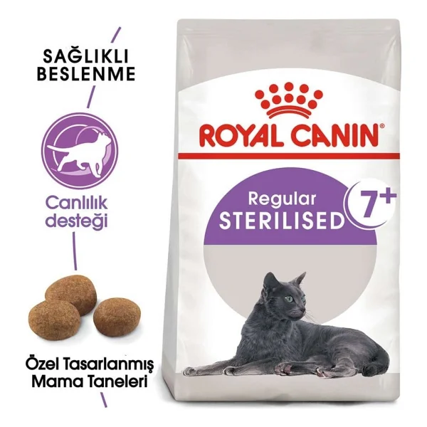 Royal Canin Sterilised 37 +7 Kısırlaştırılmış 1.5 Kg Yaşlı Kedi Maması - Görsel 10