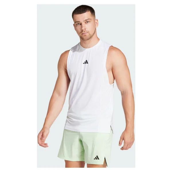 Adidas Performance Is3795 Designed For Training Workout Tank Top - Beyaz - Görsel 6