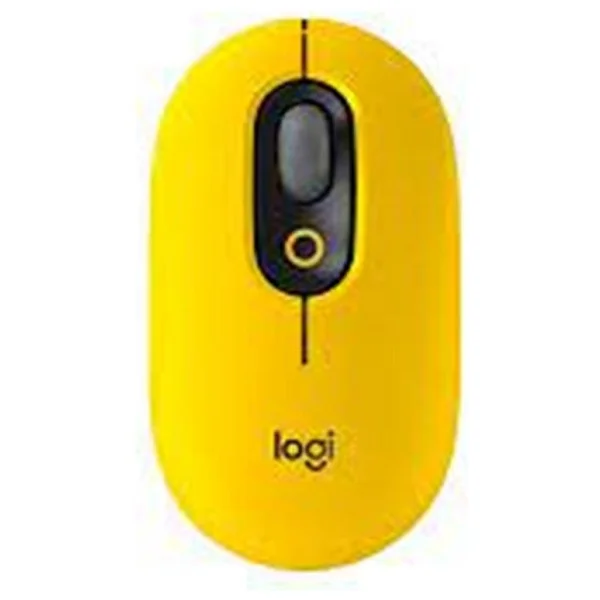 Logitech Pop Emoji 910-006546 Sarı Sessiz Optik Kablosuz Mouse - Görsel 2