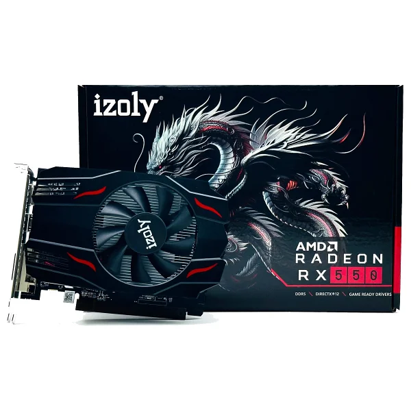 İzoly AMD Radeon RX550 4GB GDDR5 128Bit (DVI+HDMI+DP) PCI-Express 3.0 Ekran Kartı - Görsel 3