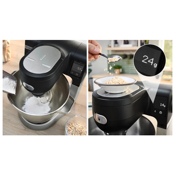 Bosch Serie 6 Kitchen Machine With Scale 1600 W Siyah - Görsel 2