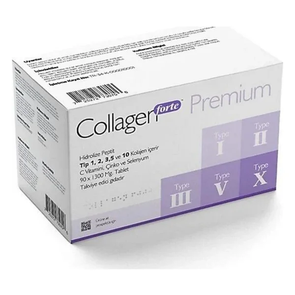 Collagen Forte Platinum Premium 5 Tip Kolajen 90 Tablet - Görsel 2