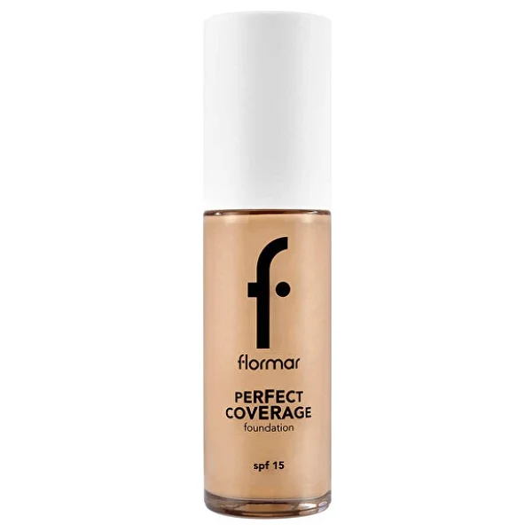 Flormar Perfect Coverage Yarı Parlak Bitişli Spf 15 121 Golden Neutral 30 Ml Likit Fondöten - Görsel 2