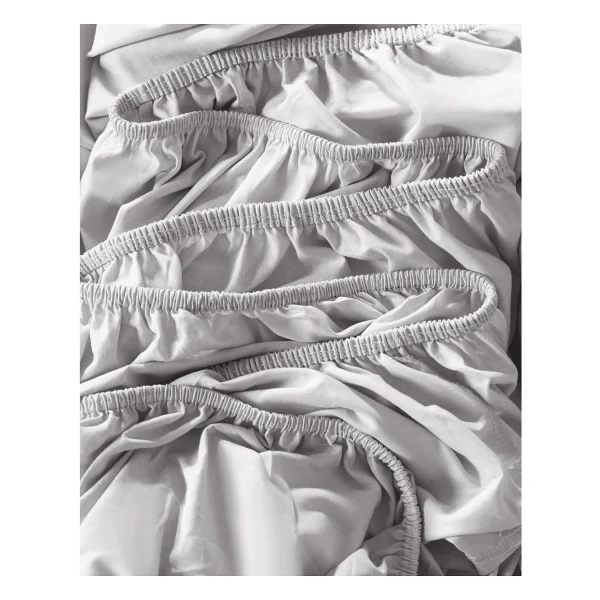 Madame Coco Manon Çift Kişilik %100 Pamuk Ranforce Lastikli Çarşaf Takımı - Gri - 160 X 200 Cm - Görsel 4