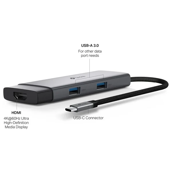 Tp-Link Uh5020c Laptop Docking Station - Görsel 2