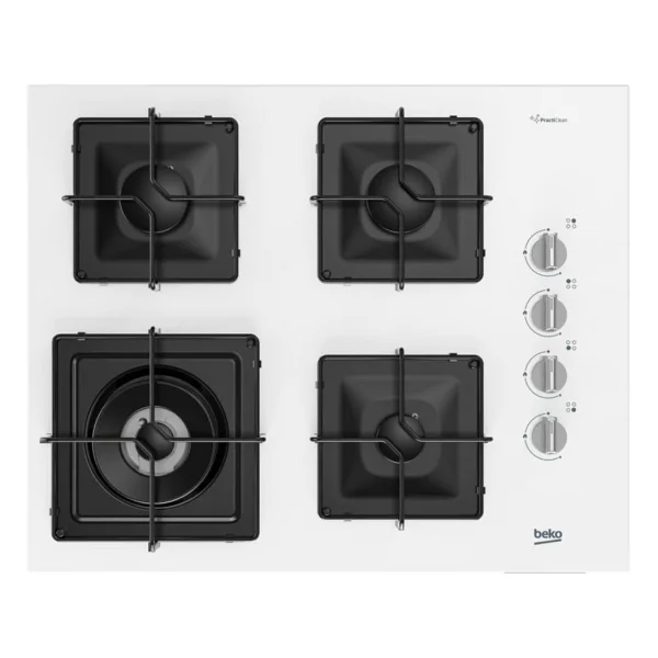Beko Bfc631b-Bocdk6510ewb-Bde6062b Beyaz Cam Buhar Destekli Fitfry Wok Gözlü Ankastre Set - Görsel 3