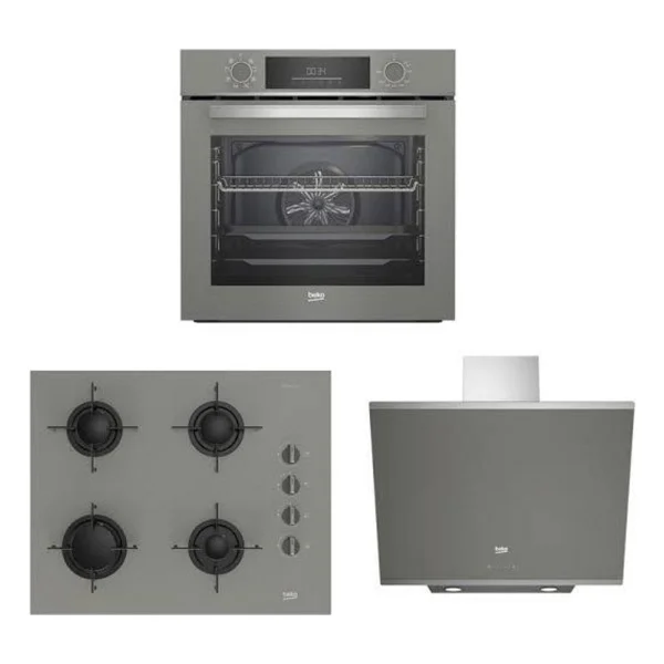 Beko Bfc 430 G - Bocd T 6510 Eg - Bde 6062 G Gri Cam Ankastre Set - Görsel 6