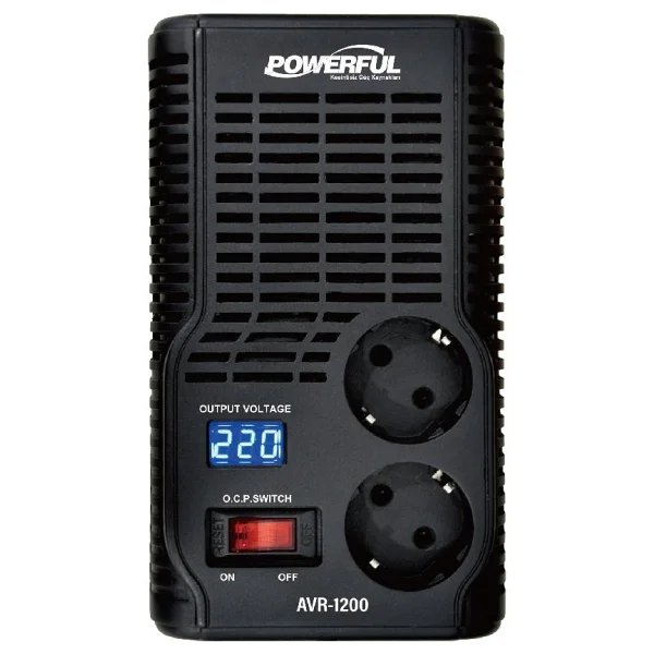 Powerful Avr-1200 1200va Otomatik Voltaj Regülatörü - Görsel 4