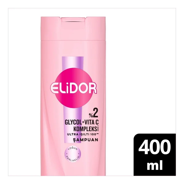 Elidor Glycol + Vita C Ultra Işıltı 100 400 Ml Şampuan - Görsel 6