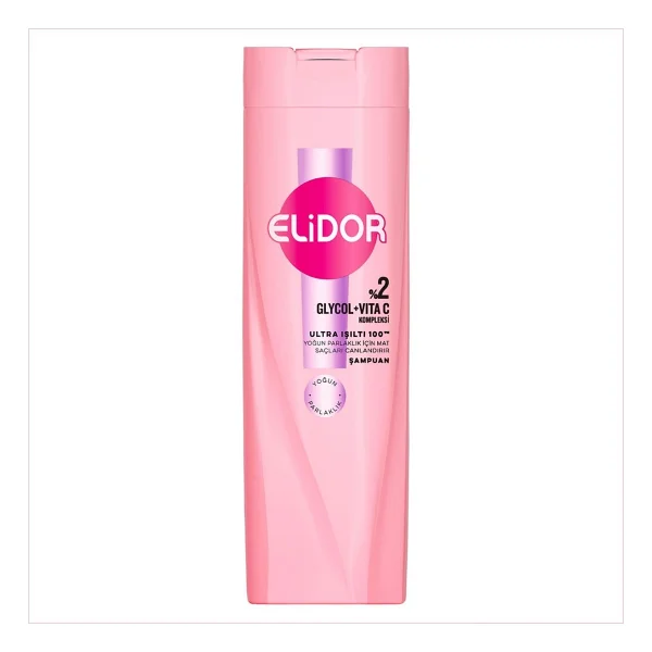 Elidor Glycol + Vita C Ultra Işıltı 100 400 Ml Şampuan - Görsel 2