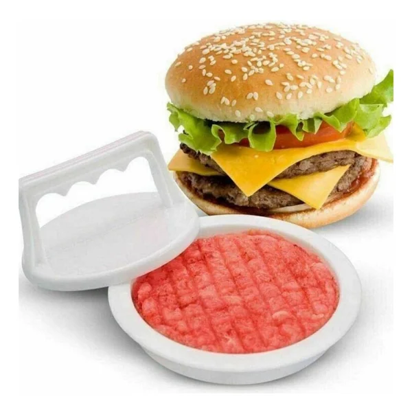 Hamburger Kalıbı Köfte Presi Şekillendirici Burger Press Pratik Köfte Yapma Aparatı - Görsel 5