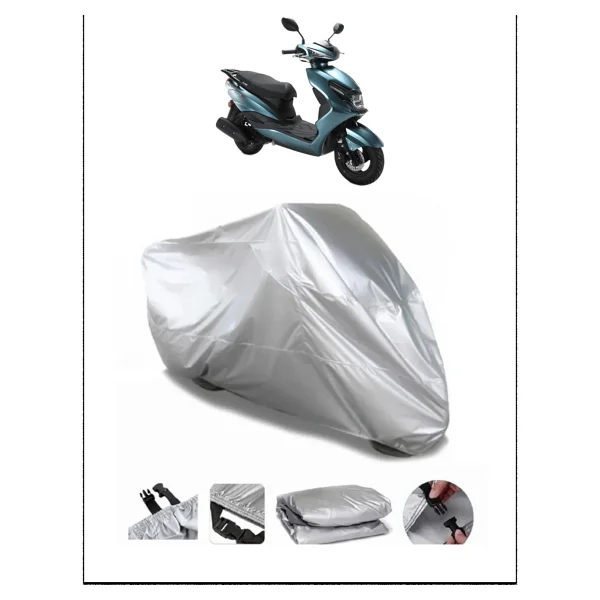 Kuba Space 50 Pro Için Arka Çanta Ve Kilit Uyumlu Siyah Motosiklet Branda, Güvenli - Siyah, Arka Çanta Ve Kilit Uyumlu - Görsel 7