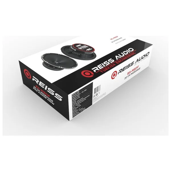 Reiss Audio Rs-M8df 450 W 20 Cm Midrange Oto Hoparlör - Görsel 4
