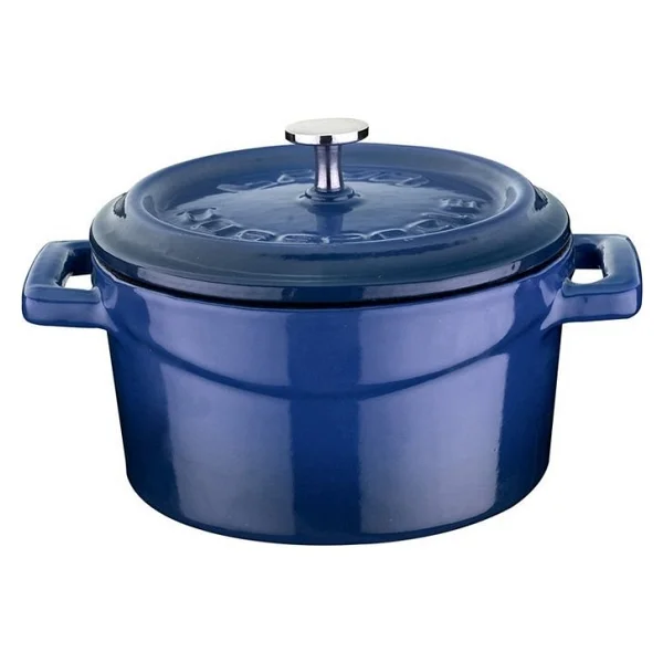 Lava Trendy Mavi 10 Cm Mini Döküm Tencere - Görsel 5