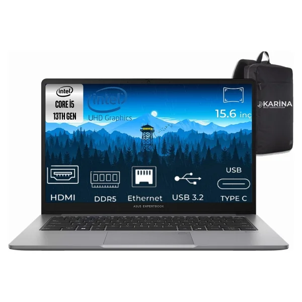 Asus Expertbook P1 P1503cva-I58512g0d İ5-13420h 64 GB 1 TB SSD UHD Graphics 15.6" Full HD Notebook - Görsel 2