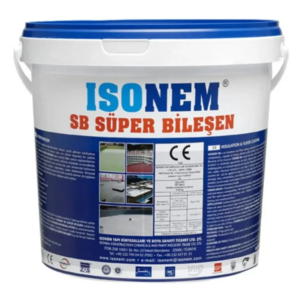 Isonem Sb 10 Kg Süper Bileşen Su Yalıtım Boyası - Görsel 3