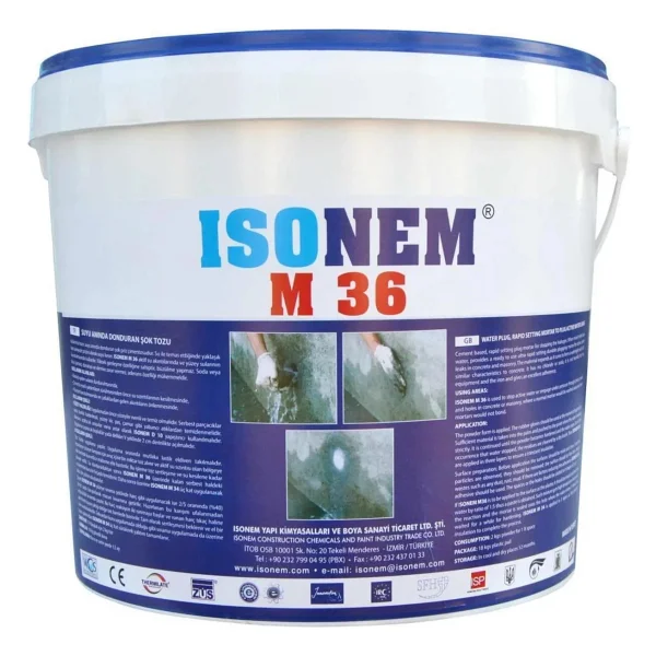 Isonem M 36 10 Kg Su Durdurma Tozu - Görsel 2
