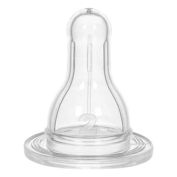 Wee Baby 866 No:1 0-6 Ay Silikon Biberon Emziği - Görsel 3
