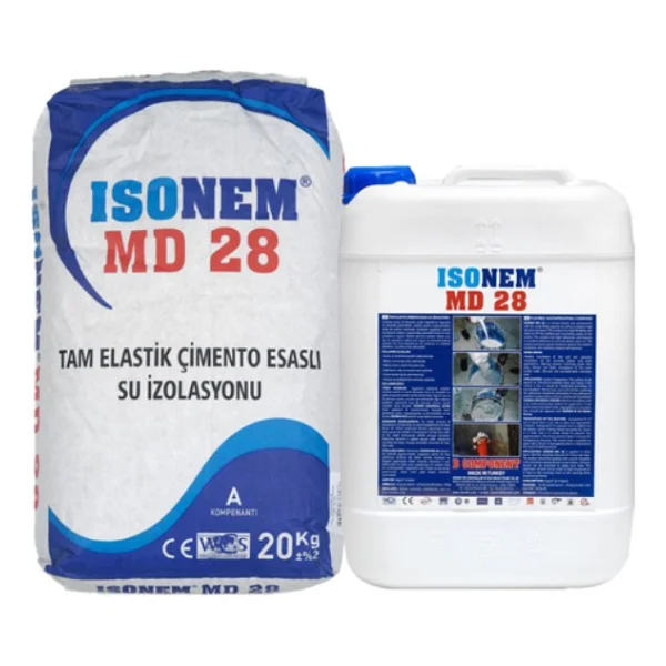 Isonem Md 28 A+B Çimento Esaslı 30 Kg Su Izolasyonu - Görsel 2