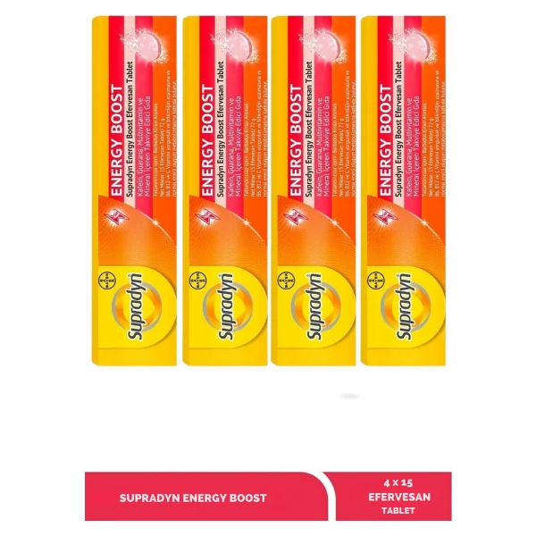 Supradyn Energy Boost 15 Efervesan Tablet 4'lü - Görsel 3