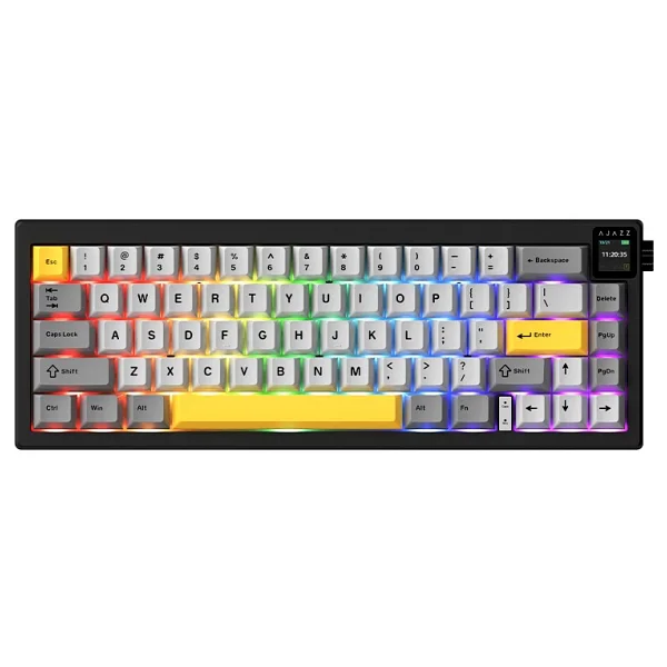 Ajazz Ak650 Pembe RGB %65 Tkl Dream Switch Kablolu/Kablosuz Mekanik Oyuncu Klavyesi - Görsel 9