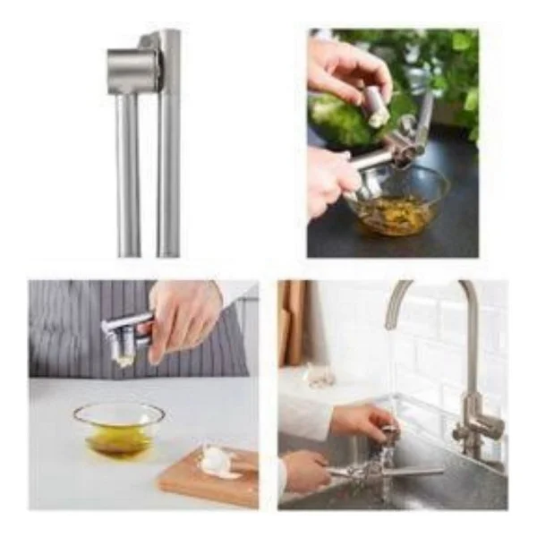 IKEA Koncıs Sarımsak Ezici + Idealısk Çırpıcı 2'li Set - Görsel 2