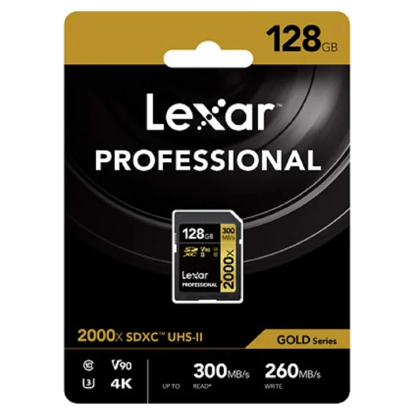 Lexar Professional Gold Series 2000x Lsd2000128g Class 10 Uhs-Iı U3 V90 128 GB Hafıza Kartı - Görsel 5
