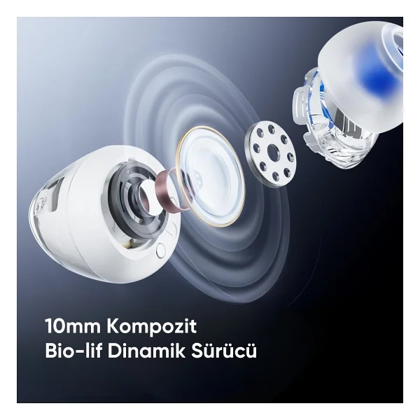 Soundpeats Clear Dot TWS Kulak İçi Bluetooth Kulaklık - Görsel 3