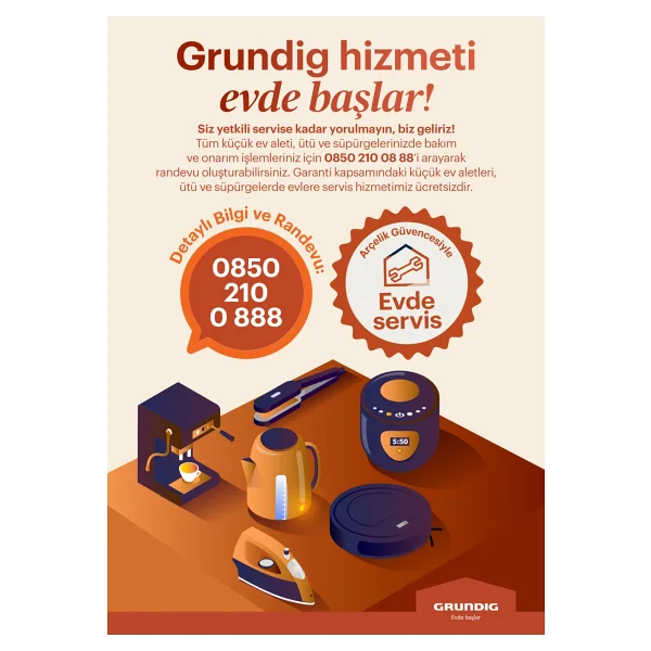 Grundig Vcp 7330 Şarjlı Dikey Süpürge - Görsel 10