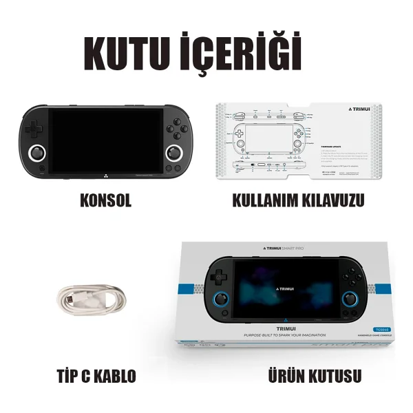 Trimui Smart Pro El Oyun Konsolu (128 GB Depolama) - Görsel 3