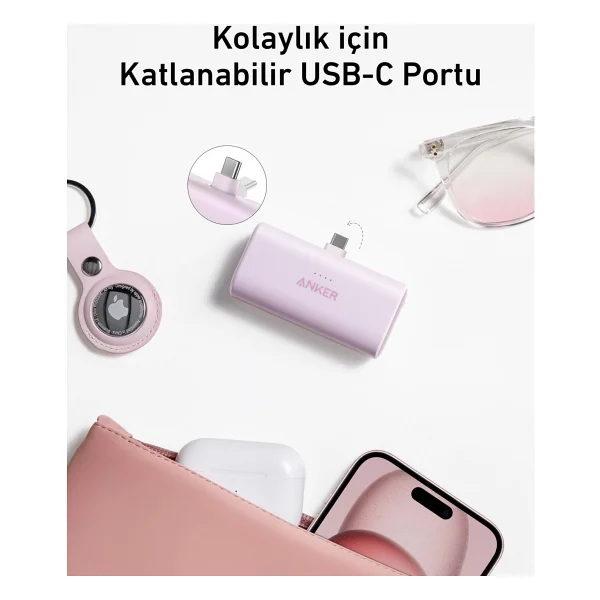 Anker Nano 5000 mAh Hızlı Şarj Powerbank - Görsel 6