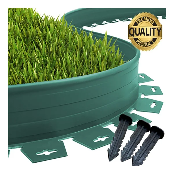 Lux Garden Çim Ayırıcı 5 M Yeşil Çim Sınırlayıcı Taş Toprak Ayıracı Çim Ayracı Çim Ayırıcı Bariyeri - Görsel 7