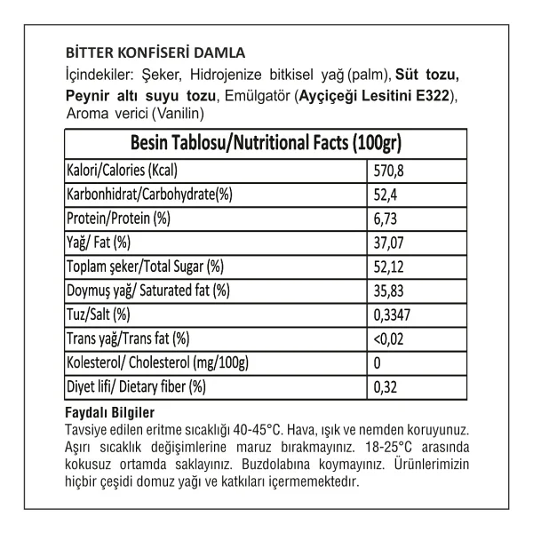 Cocomeks Bitter Damla Çikolata 1 Kg - Görsel 2