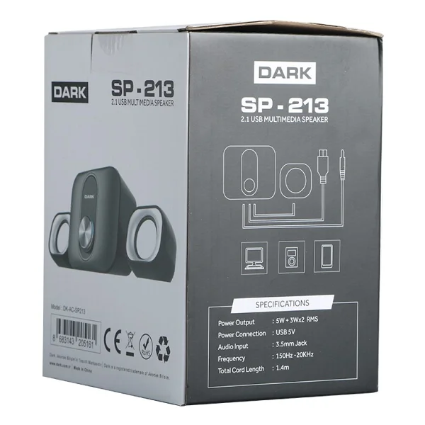 Dark Sp-213 2+1 Hoparlör - Görsel 6