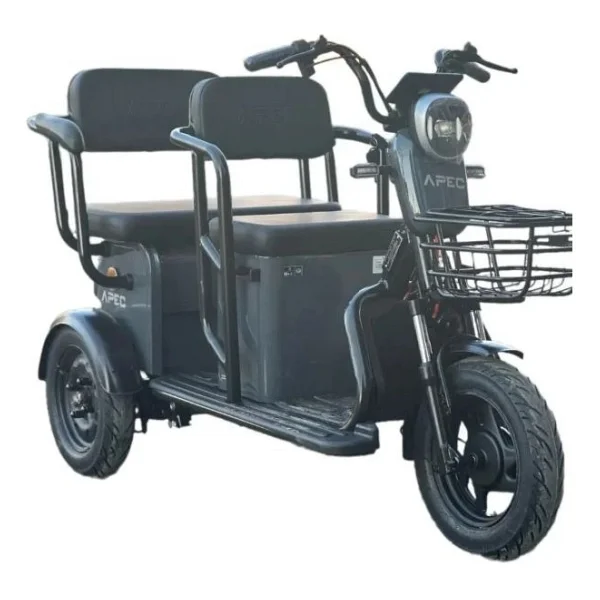 Apec Apm5 1000 W 3 Tekerlekli Elektrikli Motosiklet Beyaz - Görsel 5