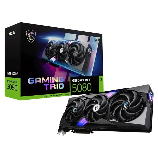 Msı RTX 5080 16g Gaming Trio Oc G5080-16gtc 256 Bit Gddr7 16 GB Ekran Kartı - Görsel 6