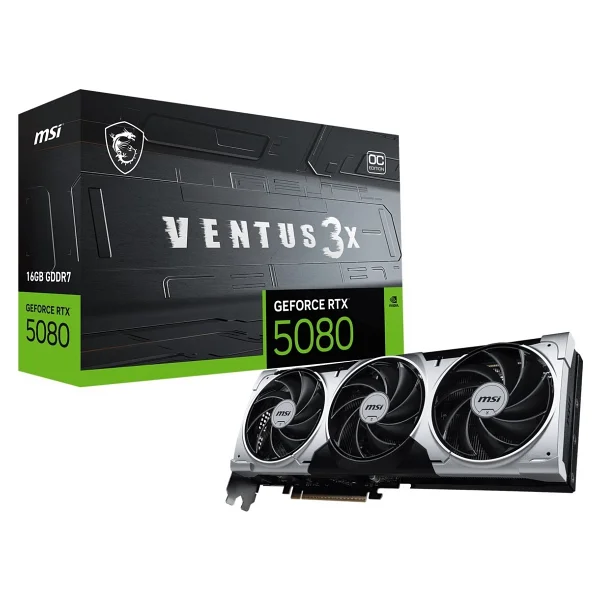 Msı RTX 5080 16g Ventus 3x Oc Plus G5080-16v3cp 256 Bit Gddr7 16 GB Ekran Kartı - Görsel 3