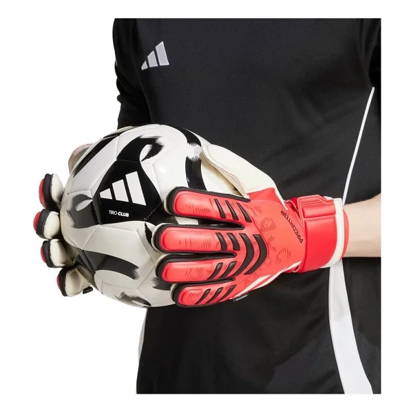 Adidas Predator Match Fingersave Jh3802 Kırmızı Kaleci Eldiveni - Görsel 9