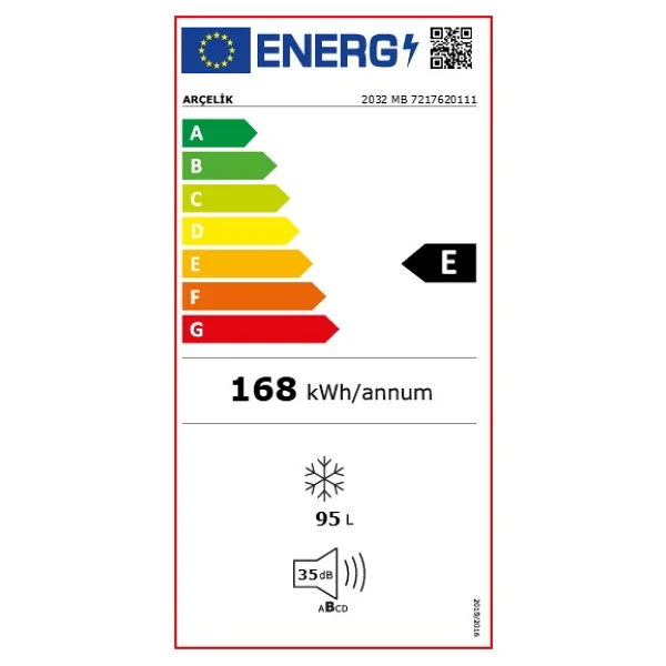 Arçelik 2032 MB 3 Çekmeceli Derin Dondurucu - Görsel 6