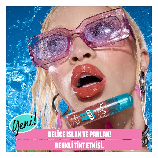 Nyx Professional Makeup Lip Iv Vitamin İçeren Tint 02 Hydra-Honey Dudak Parlatıcısı - Görsel 3