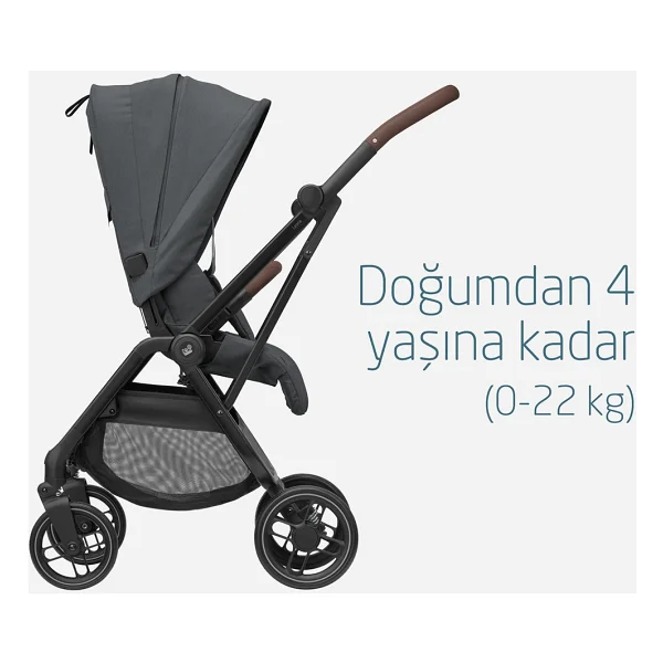 Maxi-Cosi Leona2 Cabriofix Graphite Travel Sistem Bebek Arabası - Görsel 4