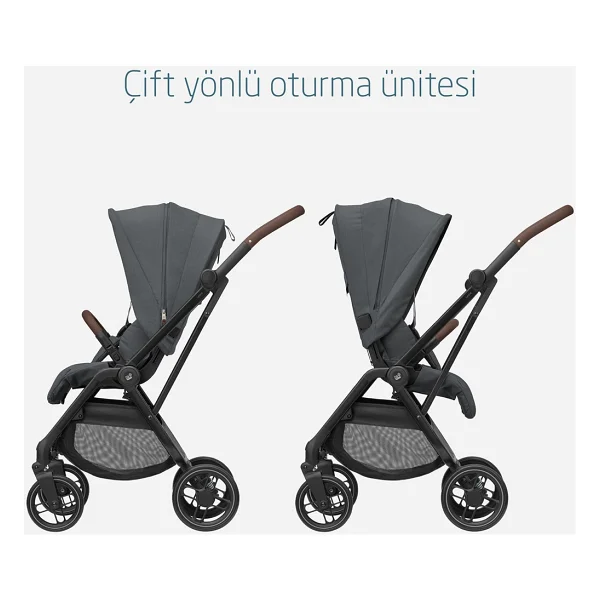 Maxi-Cosi Leona2 Cabriofix Graphite Travel Sistem Bebek Arabası - Görsel 6