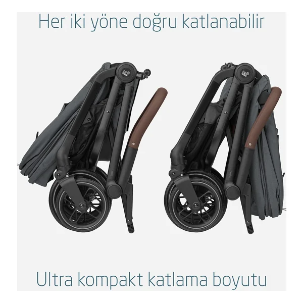 Maxi-Cosi Leona2 Cabriofix Graphite Travel Sistem Bebek Arabası - Görsel 7
