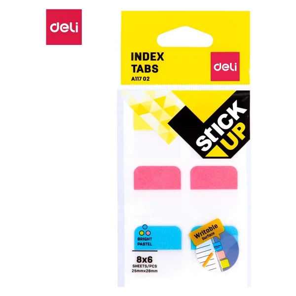 Deli A11702 İndeks İşaret Bandı 25x28 3 Renk - Görsel 2