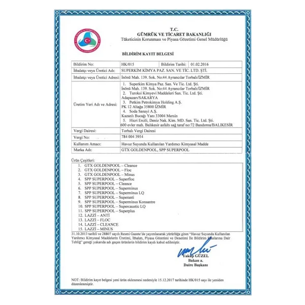Superpool Superfloc 5 Kg Hızlı Çöktürücü - Görsel 2