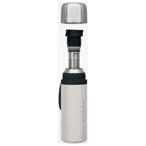 Quechua 900 Çay Filtreli 400 Ml Çelik Termos - Görsel 3