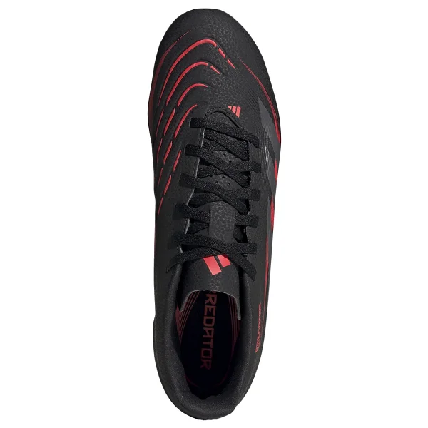 Adidas Predator Club Fg/Mg Id1325 Siyah-Kırmızı Krampon - Görsel 4
