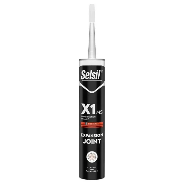 Selsil X1 Ms 290 Ml Polimer Mastik Beyaz Islak Zemin İçin Beyaz