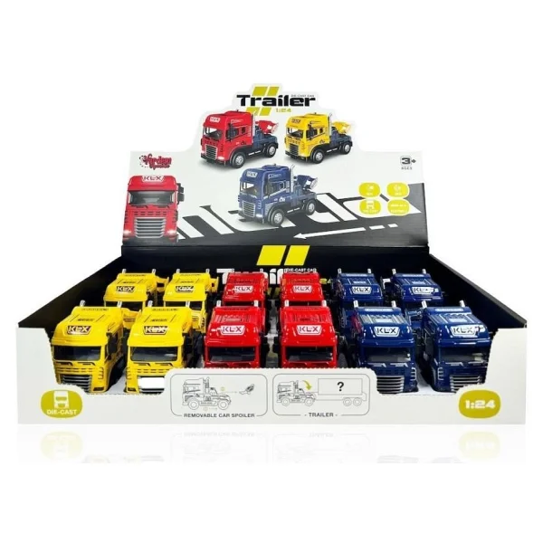 Vardem 1:24 Sürtmeli Işıklı Müzikli Çekici Tır Kafası Klx600-345 - Görsel 4